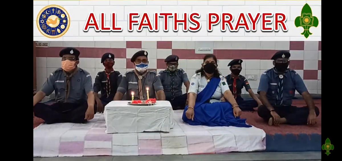 every sunday, all faith prayer organised by BSGNHQ ##BSGindia Monalisa Das 