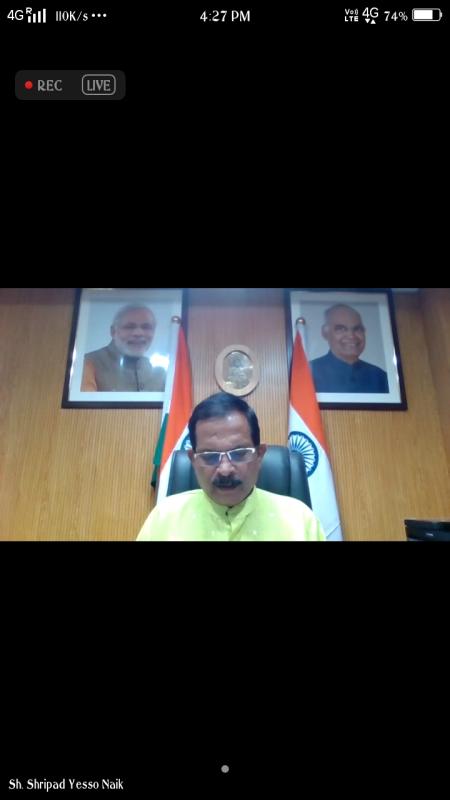 Celebrating  Yoga Day. 