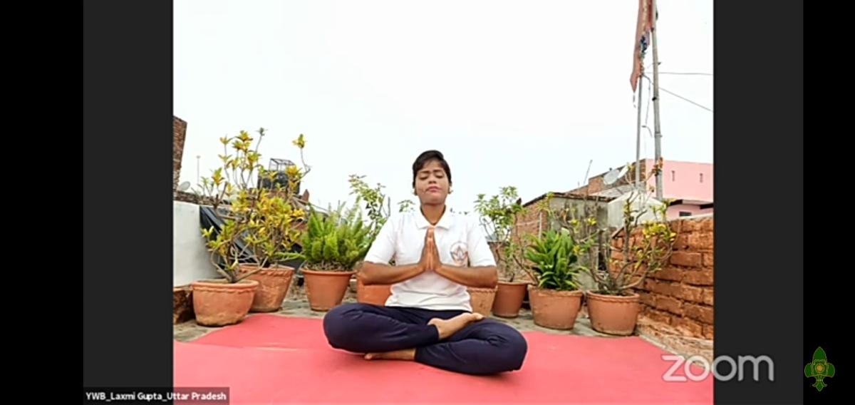 sankalp 2.0,Activity 1,yoga with bsg, ##bsgsankalp Monalisa Das Ranger leader 