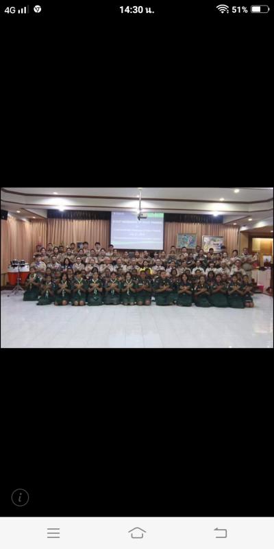การอบรมผู้นำสันติภาพโรงเรียนท่าม่วงราษฏ์บำรุง
