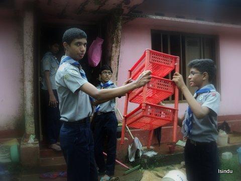 Flood Relief service project & health camp