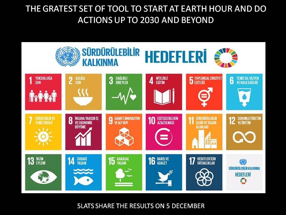 ACTION STARTS ON EARTH HOUR AND NEVER ENDS WITH EARTH CHARTER YERYÜZÜ SAATİ BRYAN!IN PROJESİ İLE  BAŞLADI YERYÜZÜ BİLDİRİSİ İLE DEVAM EDECEK