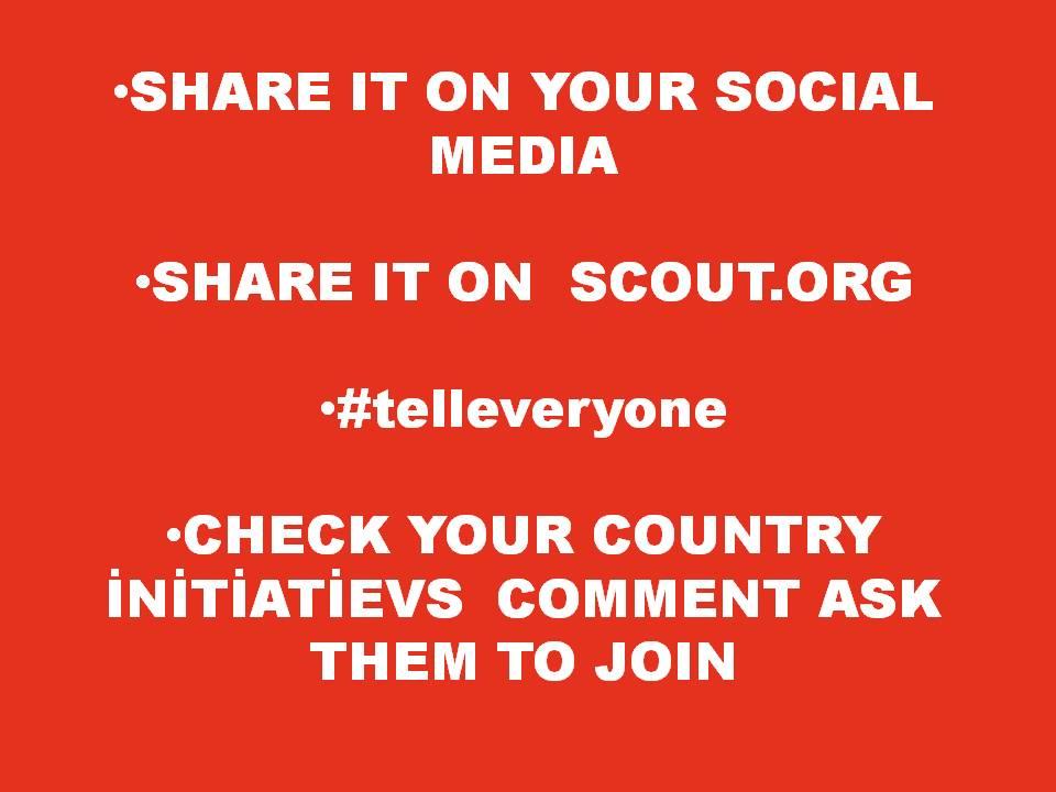 TELL EVERYONE TO SAVE THE WORLD BY PROMOTING SDGs WİTH ‪#‎TELLEVERYONE‬