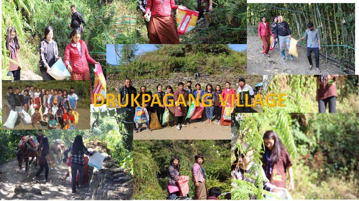 CELEBRATION OF NATIONWIDE CLEANNING CAMPAIGN AT SAMTSE IN 5 VILLAGE