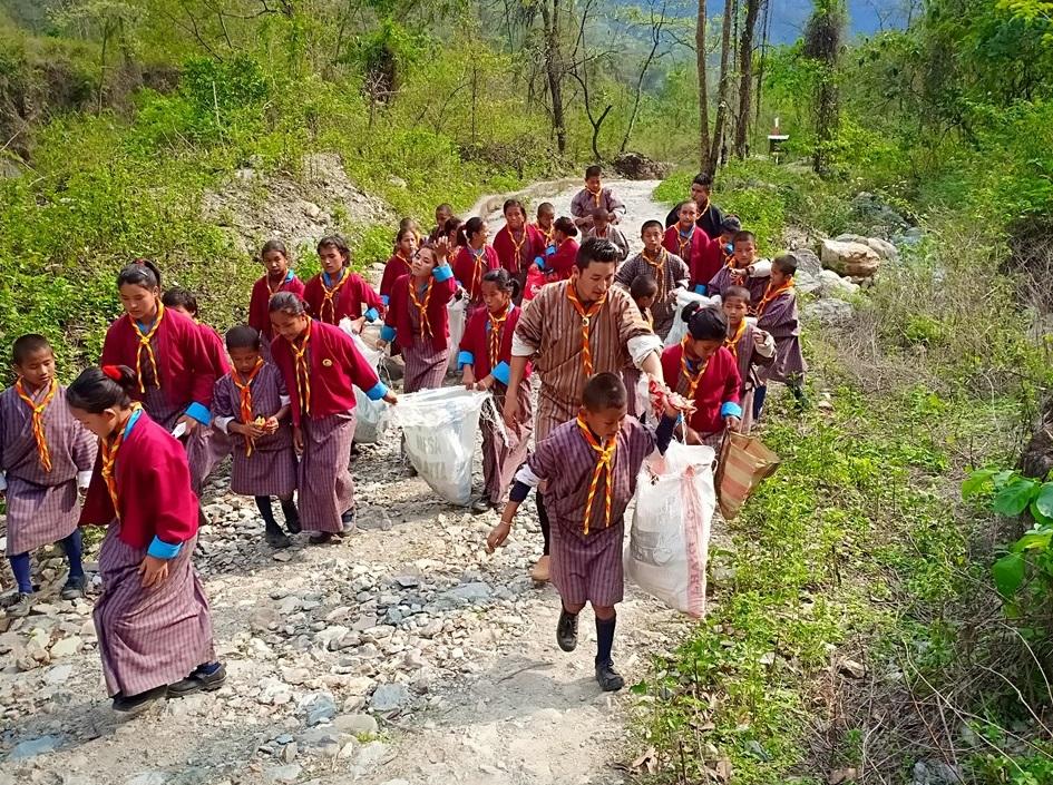 Cleaning Campaign (Clean Bukkey-Clean Bhutan)