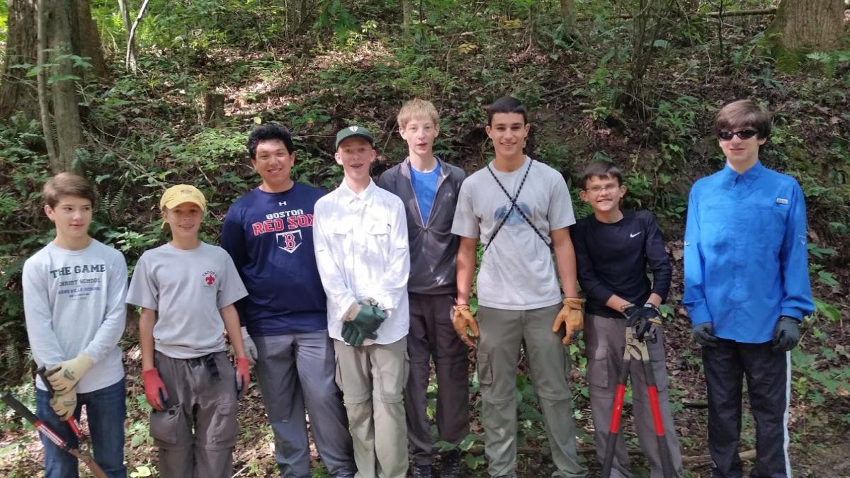 Invasive Plant Removal: Troop 91 & MountainTrue