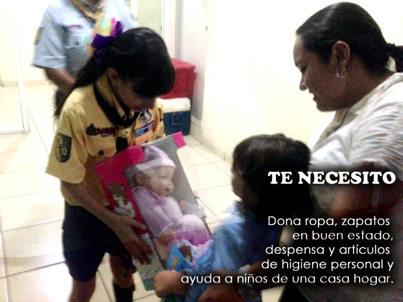TE NECESITO, ayuda a niños de una casa hogar
