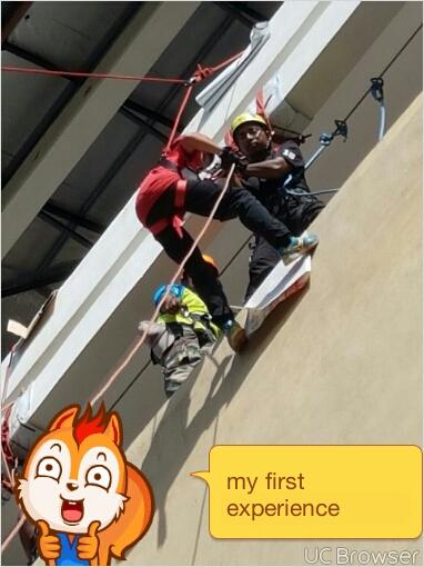 abseiling