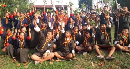 Observing April Fool Day by planting trees