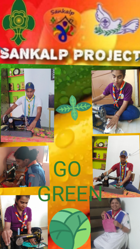 I was the make cloth bag and mask 
mask are distributed the people