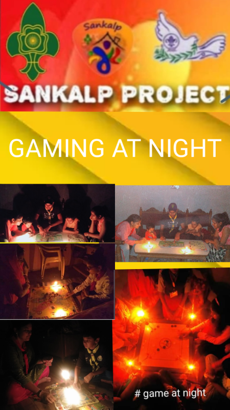 SANKALP PROJECT Section:C Earth hour Challenge# 3 GAMING AT NIGHT