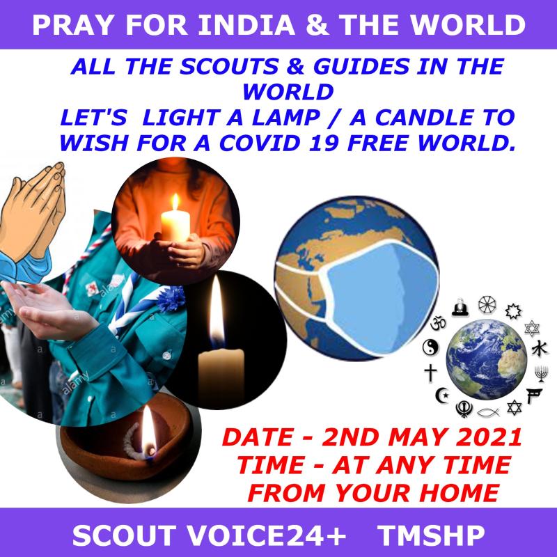 I am a Scout /guide & Pray for a Covid 19 free world