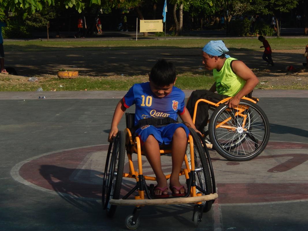 Wheelchair Basketball (Everyone can play basketball)