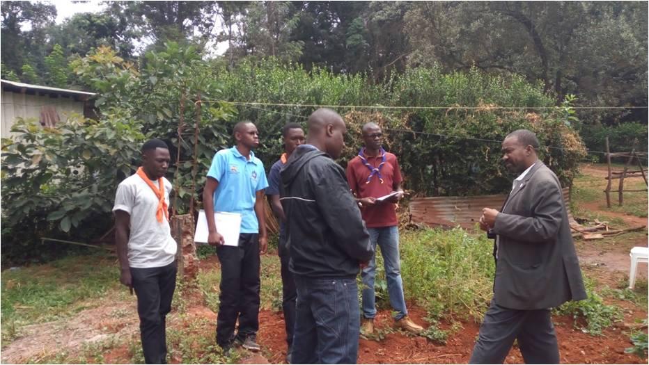 Visit by Min of Agriculture & Fisheries Extension Officer