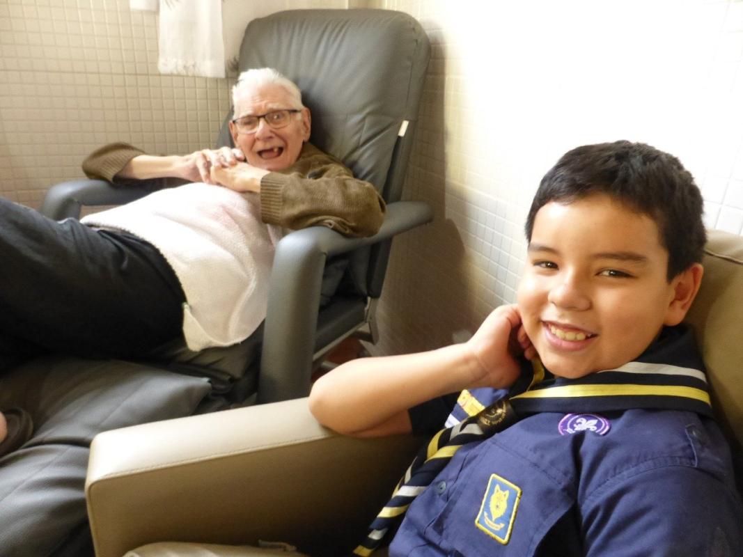 Visita lar de idosos