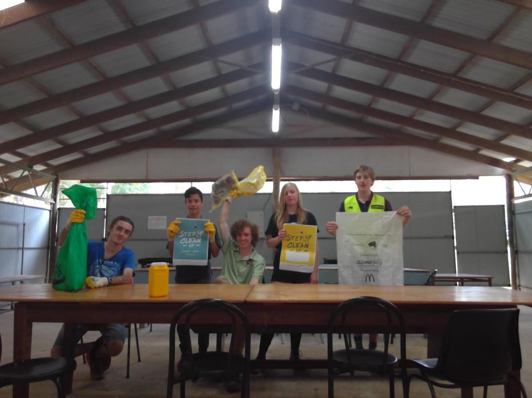 Clean Up Australia Day Cleanup -  Rose Park / Norwood Venturer Group -  Messenger of Peace Project