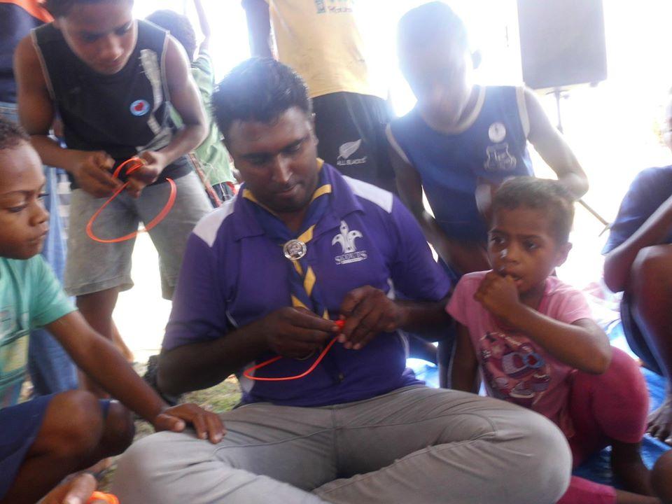 SHARING WITH SCOUTS