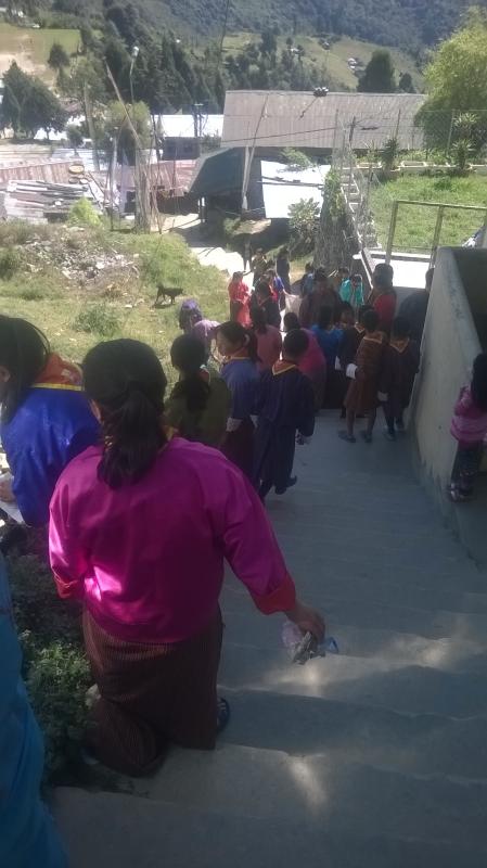 Public path cleaning.