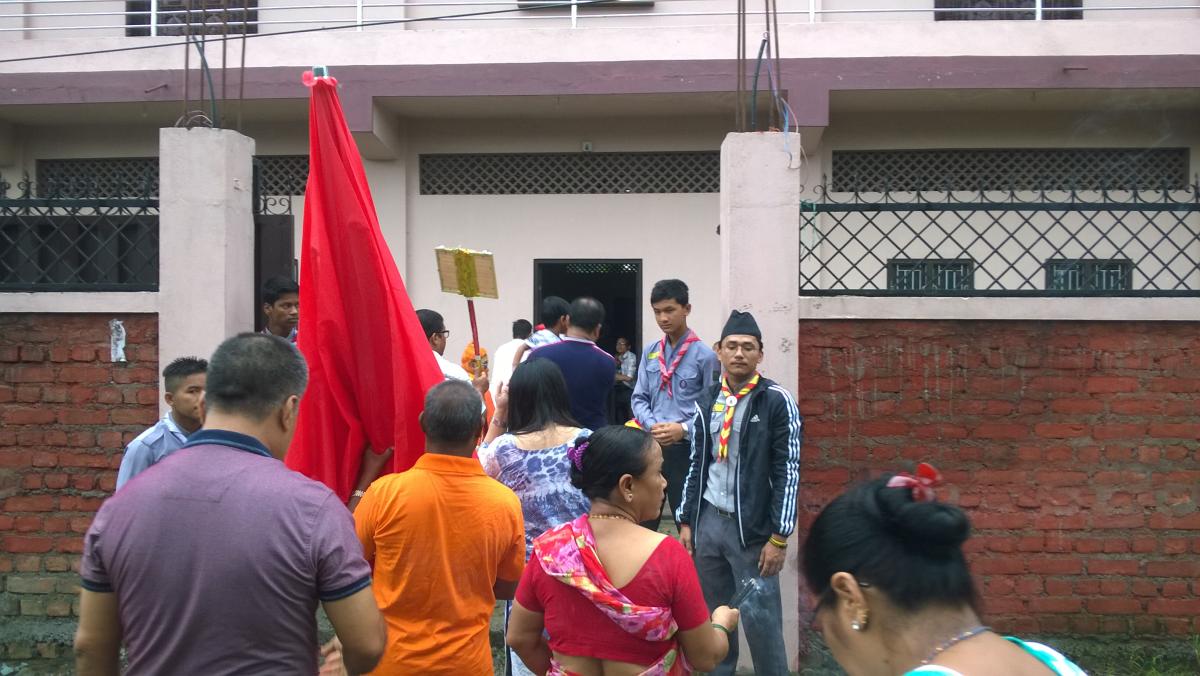 Service at Gain Jatra