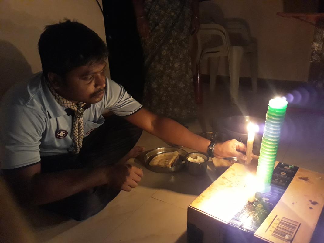 DINNER IN THE DARK