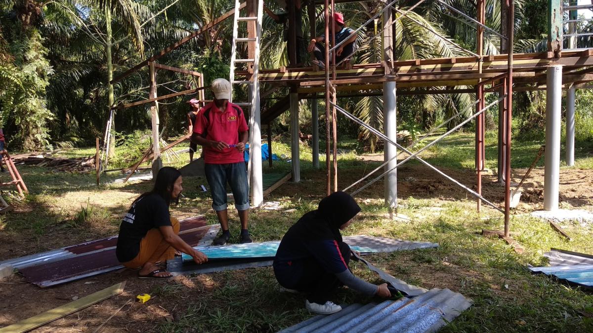 MISA ISLAND GOAT PROJECT #11 Sambungan Atap dan Tangga Sebagai Pelengkap  Misa Island Goat Project