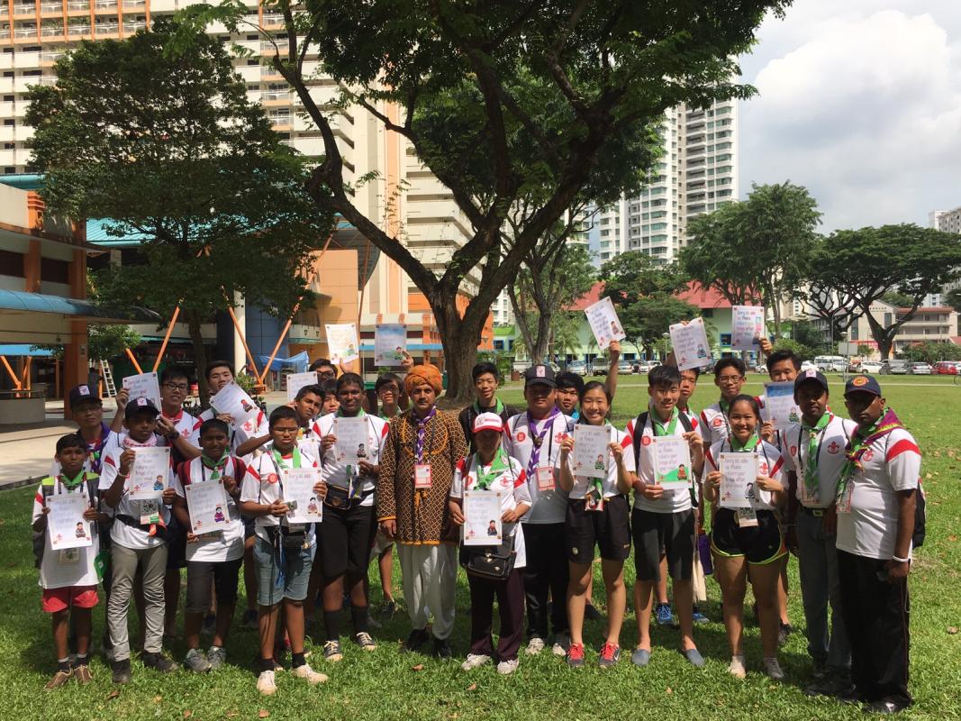 Litter-Free Ambassador & Singapore International Jamboree 2015, VIA