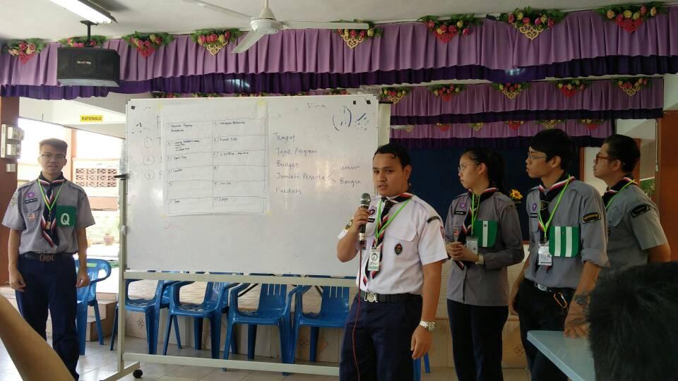 Troop Meeting Planning Session during the PPMWPKL Batu District Wood Badge Course !