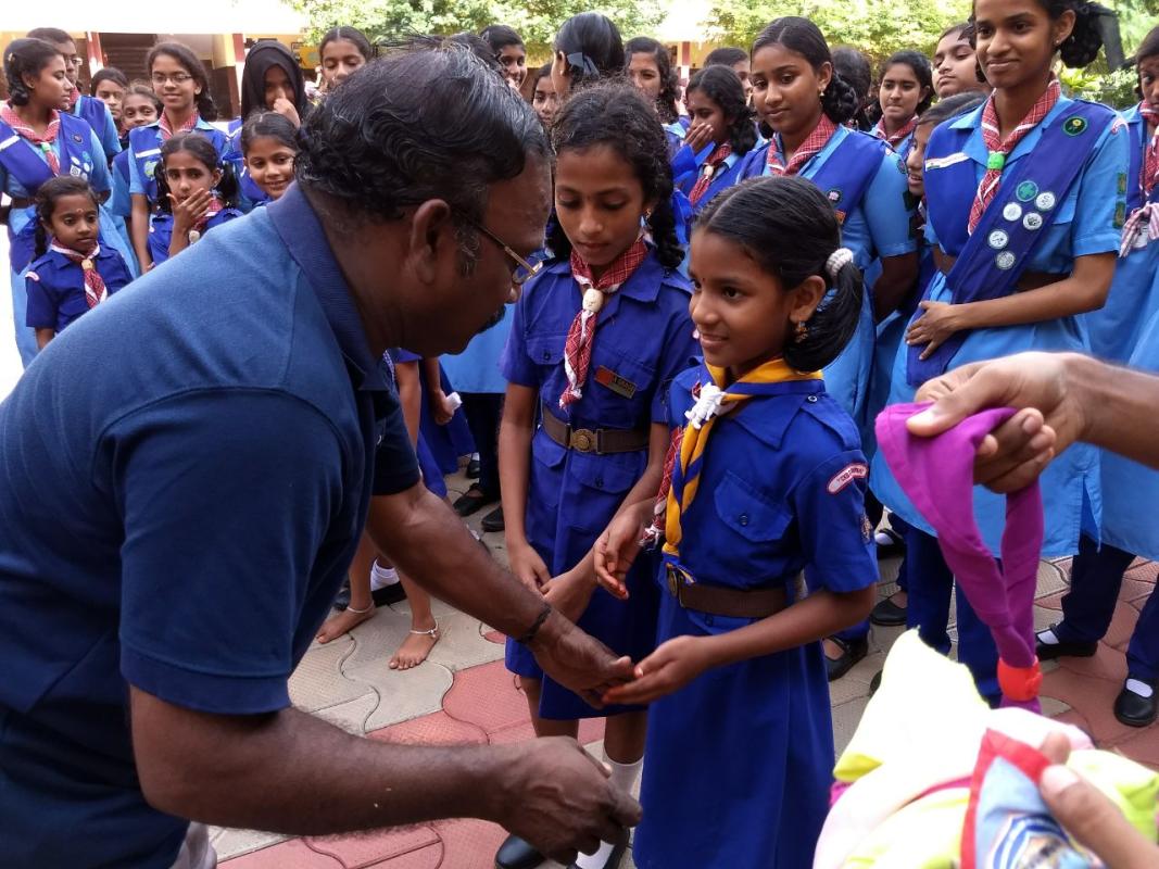 World Scarf day celebrations & sharing the message with little ones!