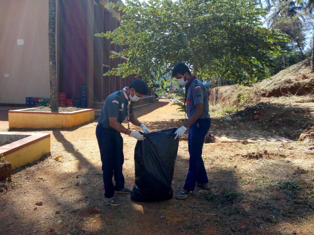 community service in our college premises