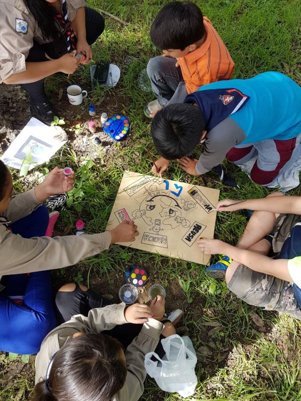 DIA DE LA BUENA ACCION GRUPO SCOUT LA SALLE TARIJA
