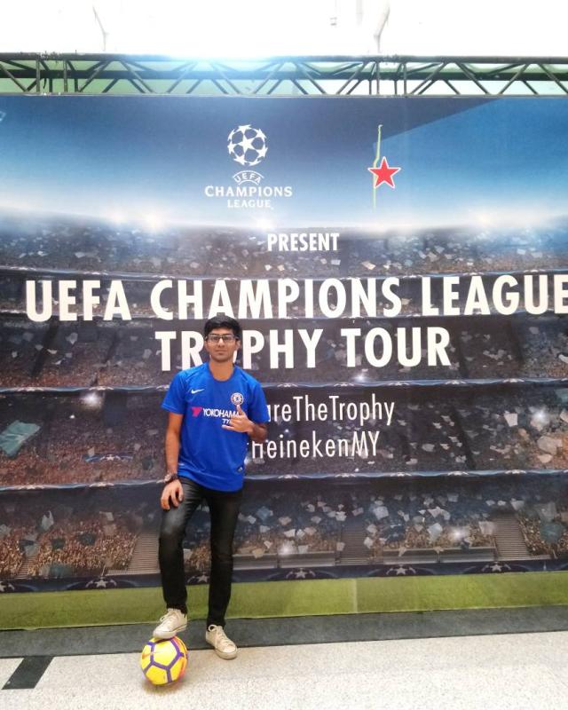 Champions League Trophy Tour 2018 Together With Ronaldinho