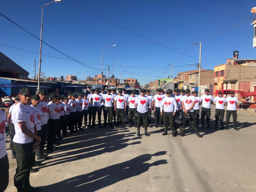 1º Ruta de Limpieza por la Vida "Oruro te quiero Limpio"