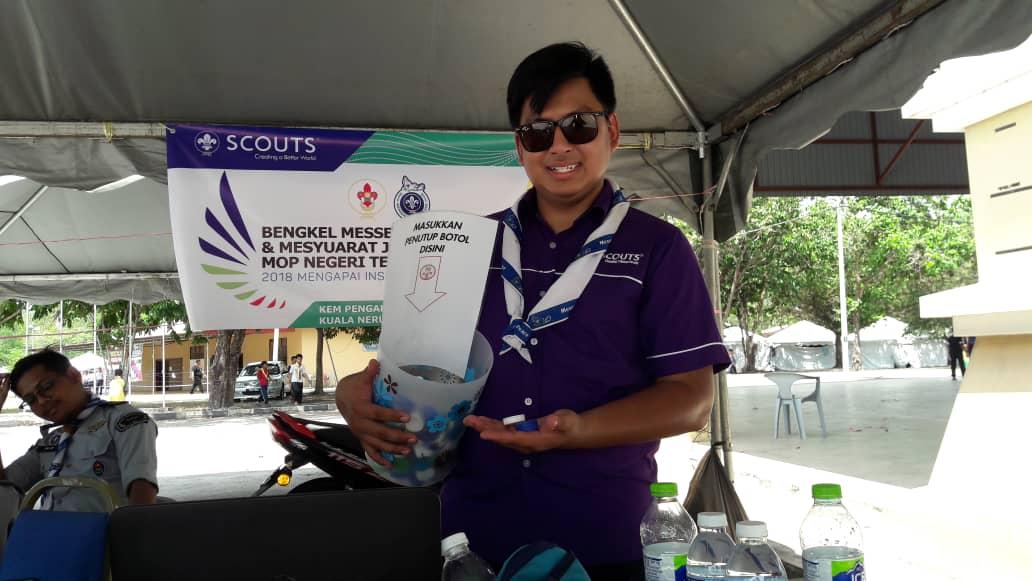 SW Voluntary Service: WalkSide by Rovs Project - Bottle Caps Challenge conquering the National Cub Scouts Corroboree 2018!