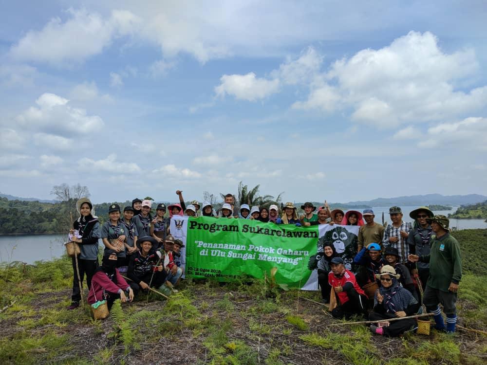 Penanaman Pokok Di Batang Ai, Sarawak