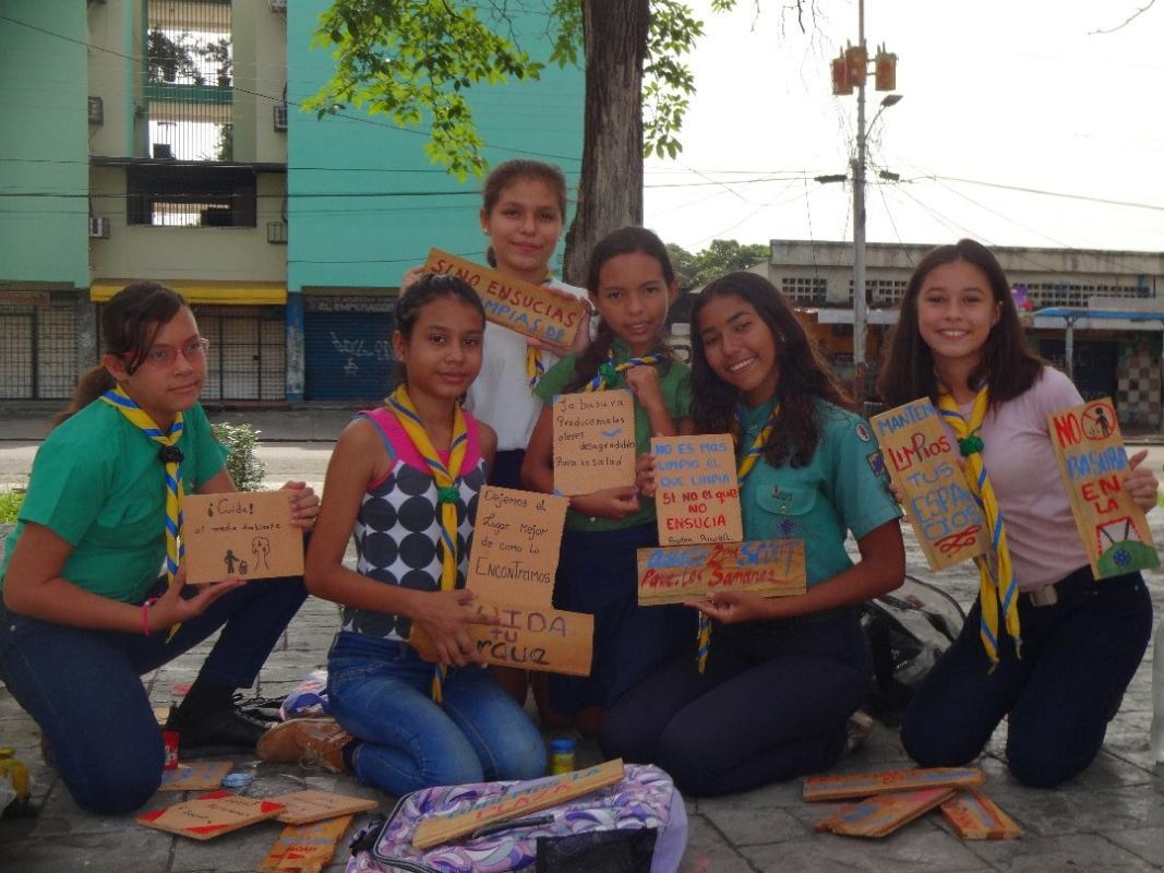 creando conciencia ecológica y sin violencia