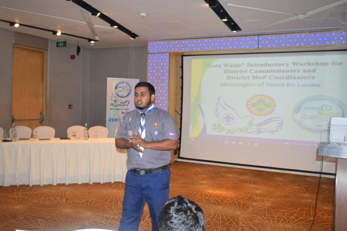 Introduction on Scout.org web to Messengers of Peace District Coordinator’s on "Zero Waste" MOP Workshop