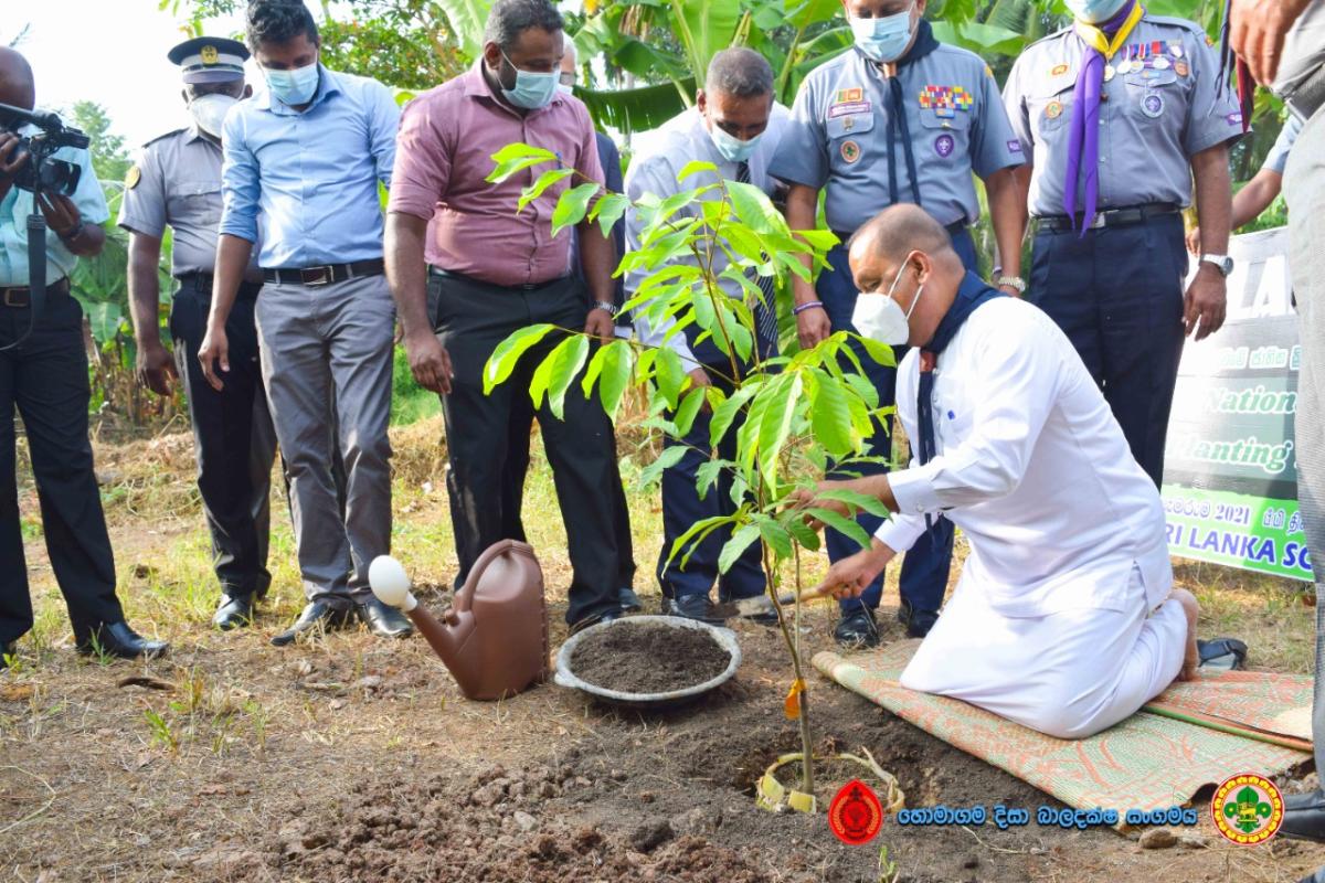 Tree Planting Campaign at the Environmental Ministry ,  Central Environmental Authoriry and KDU (Sri Lanka)