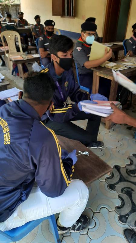 Service in Testing Camp