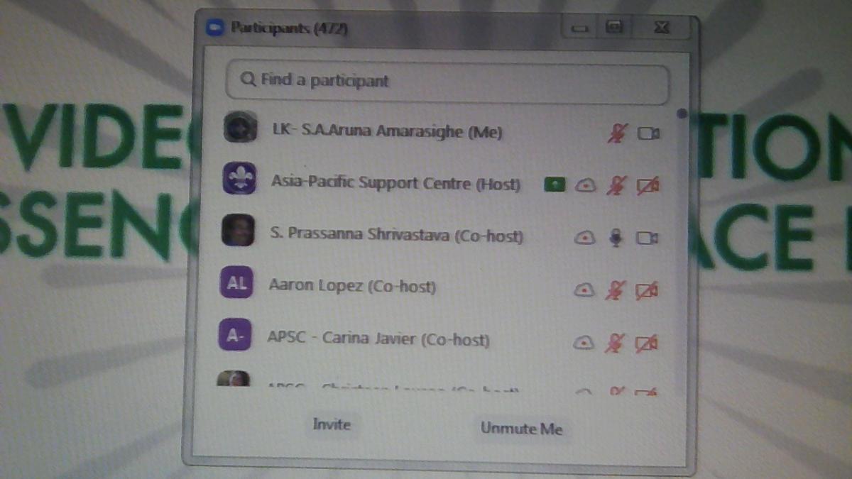 partisipating the opening cweromoney of APR-MOP Conference