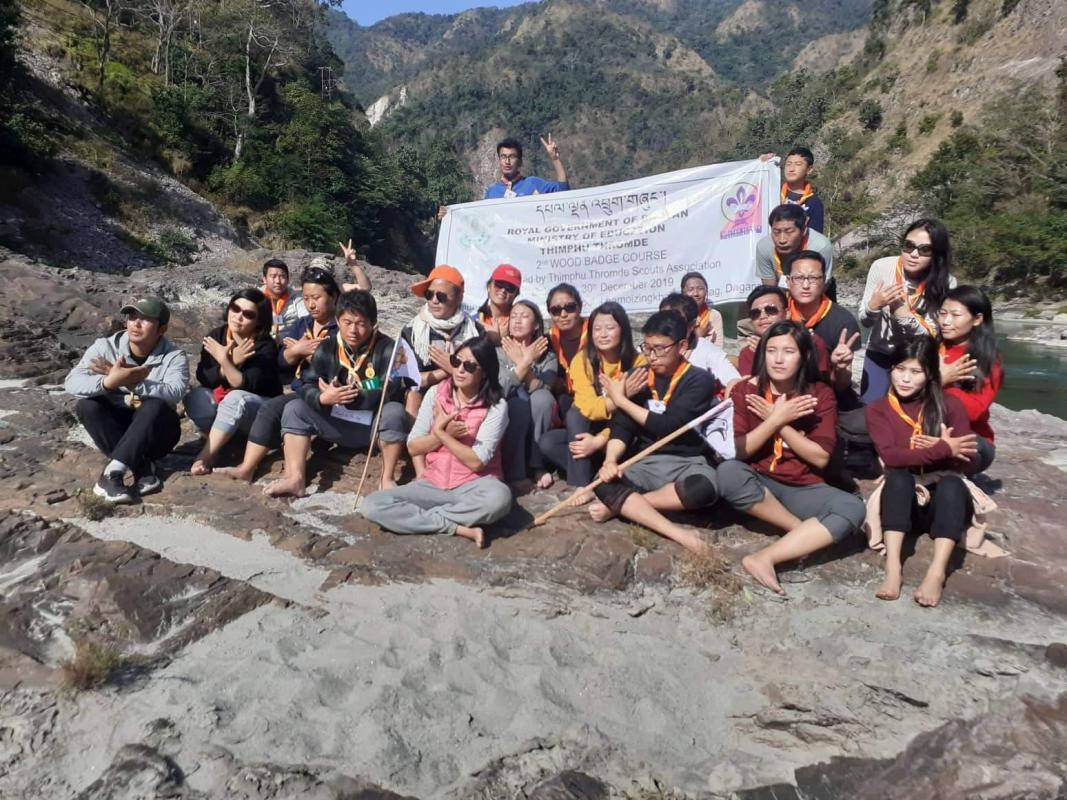 100 years of Wood Badge Course at Karmaling, Dagana