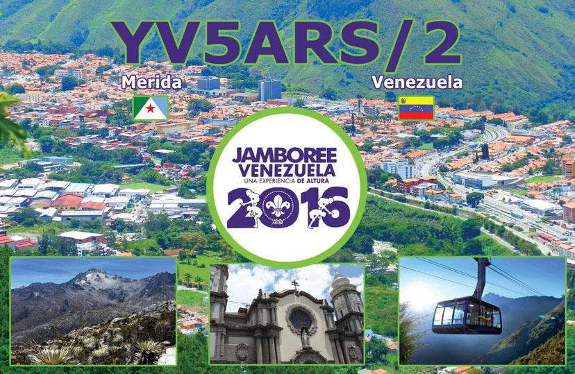 JAMBOREE VENEZUELA 2016  YV5ARS/2   DESDE 11 AL 16 SEPTIEMBRE