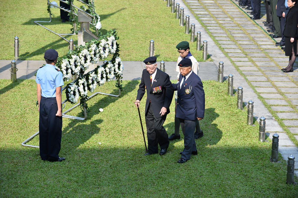 Ceremony to commemorate those who died in the defence of Hong Kong 2017