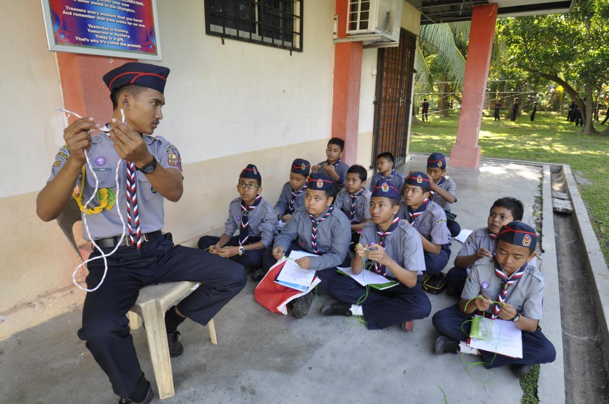 Perkhemahan Asas Dan Ujian Lencana Unit Pengakap Muda