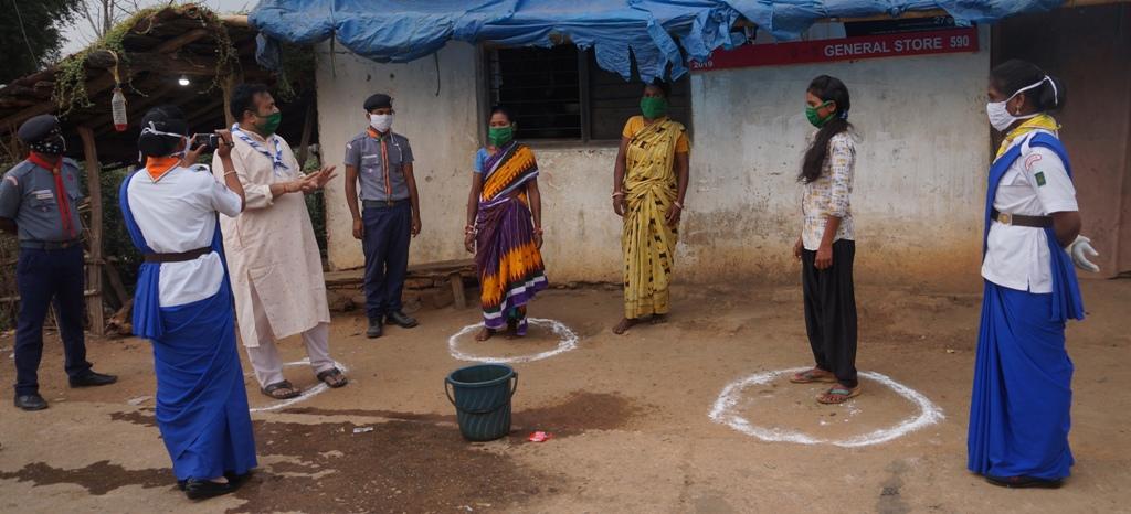 Mask distribution and COVID-19 awareness campaign