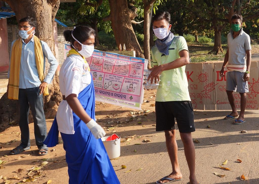 Food Distribution at Kureibaga Village