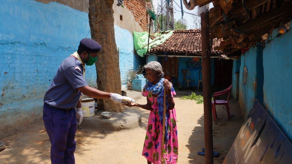 Milk packets distributed at Litipada village of Bargaon Block
