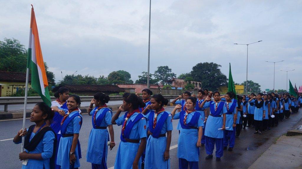 Celebration of 72nd Independance Day ITI Premises