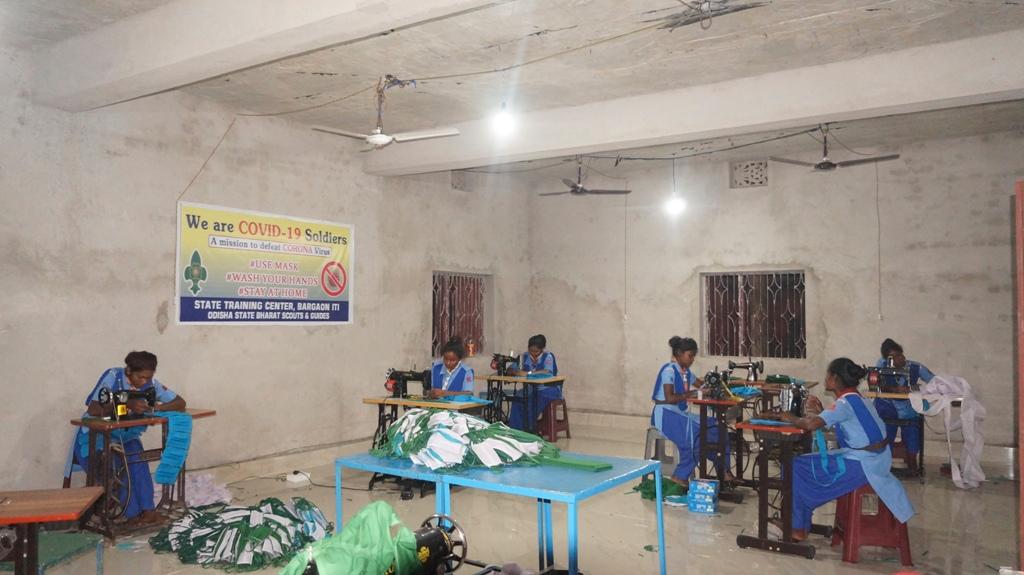 Mask preparation for the needy people of the Community