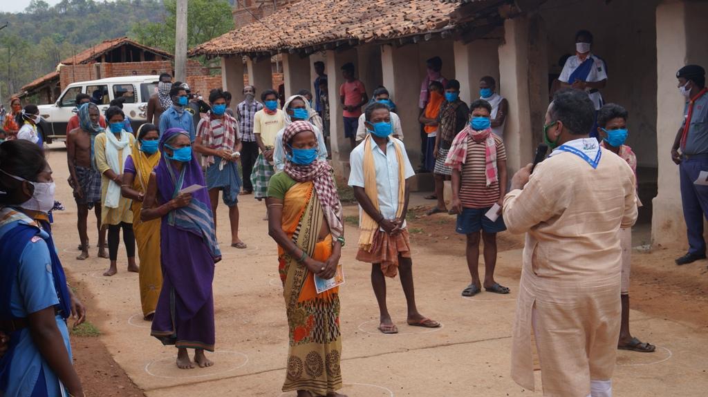 Awareness campaign at Uparpada village of Ostali, Block - Hemgir