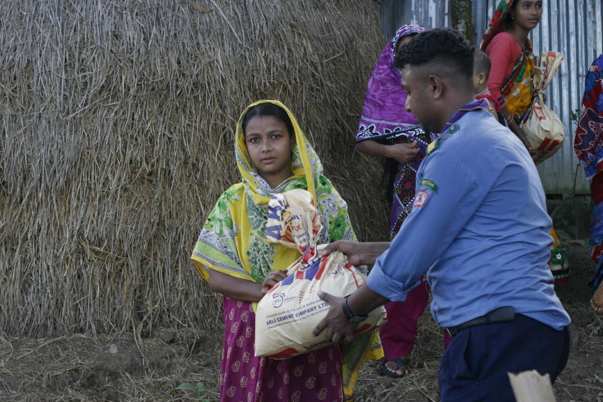 ত্রান দান কর্ম সূচি
